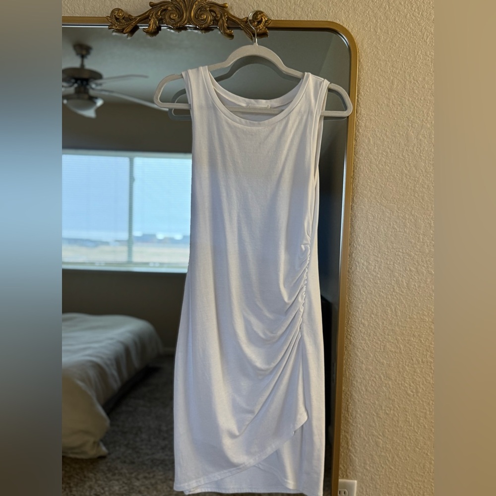 Treasure & Bond Asymmetrical White Dress